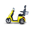EWheels EW-36 Heavy Duty 3 Wheel Scooter, 350 lb Capacity, 18 mph - Reliving Mobility