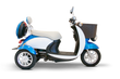 EWheels EW-11 Euro 2 Person 3 Wheel Scooter, 40 Mile Range - Reliving Mobility