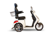 EWheels EW-36 Heavy Duty 3 Wheel Scooter, 350 lb Capacity, 18 mph - Reliving Mobility